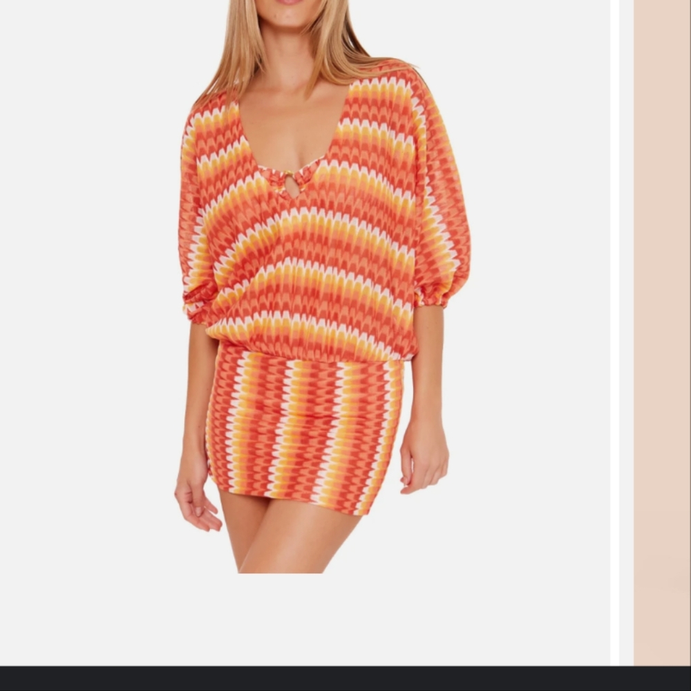 Trina Turk Women's Sunray Tunic Cover Up XSmall - Picture 1 of 6